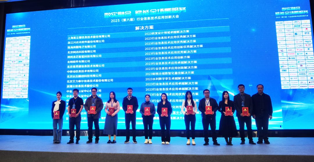 易立德荣膺2023研发设计领域卓越解决方案